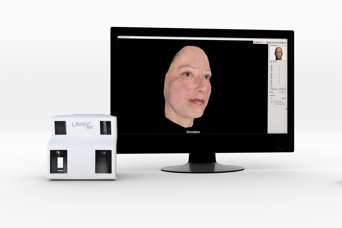 LifeViz Mini Kamera für Gesichtsfotografie und Hautanalyse