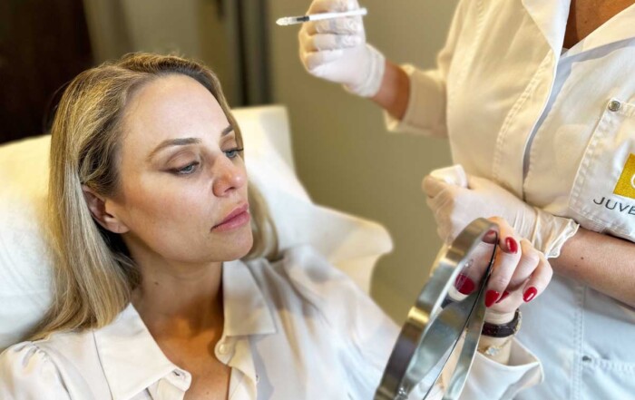 Botox Faltenbehandlung an der Stirn durch Dr. Tamara Kopp im Juvenis Medical Center Vienna