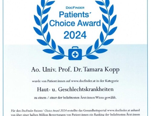 Dr. Tamara Kopp erhält den DocFinder Patients’ Award 2024